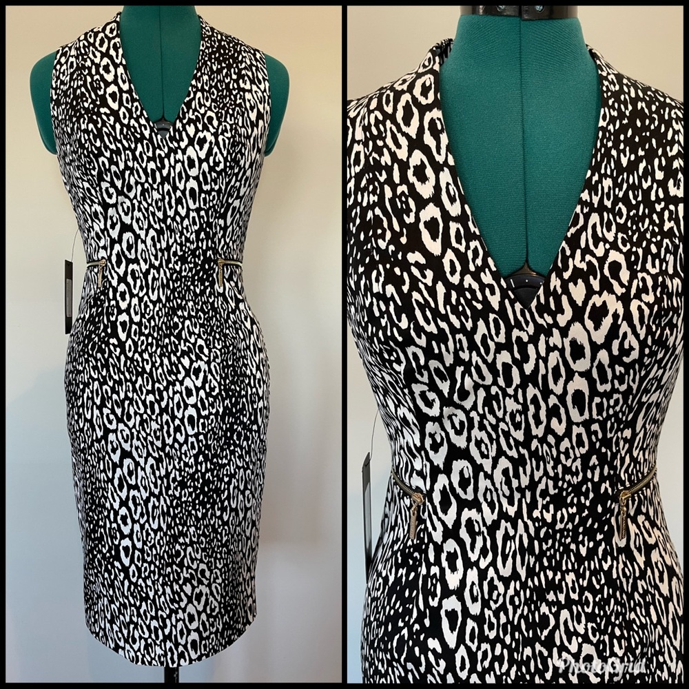 Guess by Marciano Leopard Print Pencil Dress